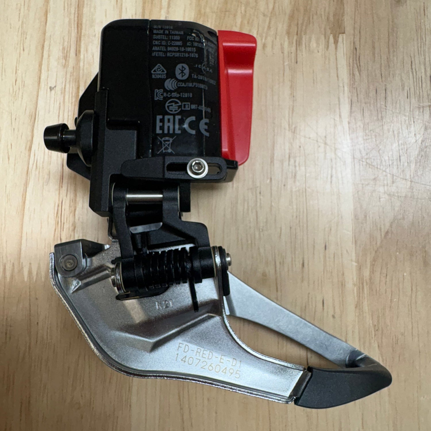 SRAM RED eTap AXS Front Derailleur, bixbybicycles.com