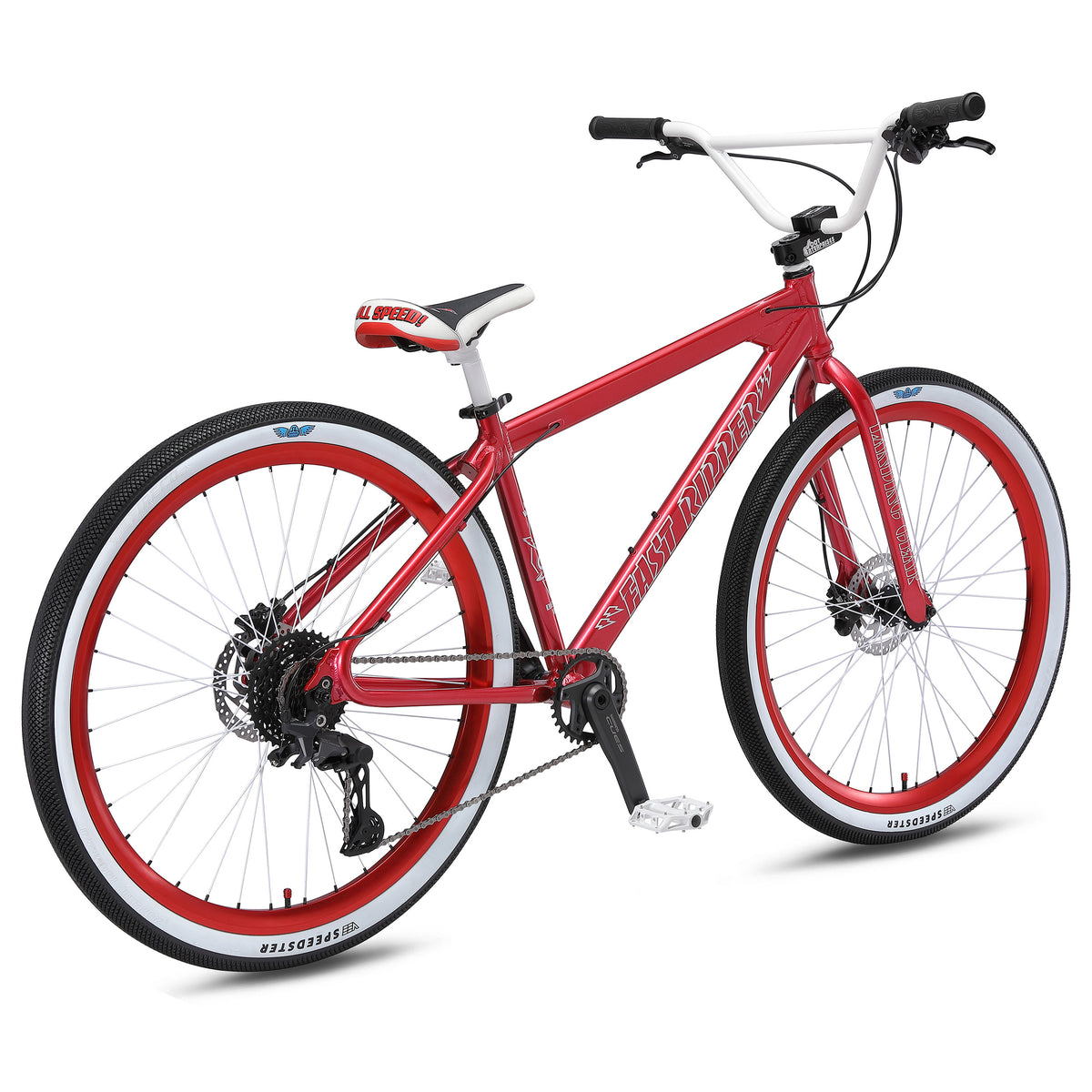 SE Fast Ripper 29" BMX, Red Sangria, bixbybicycles.com