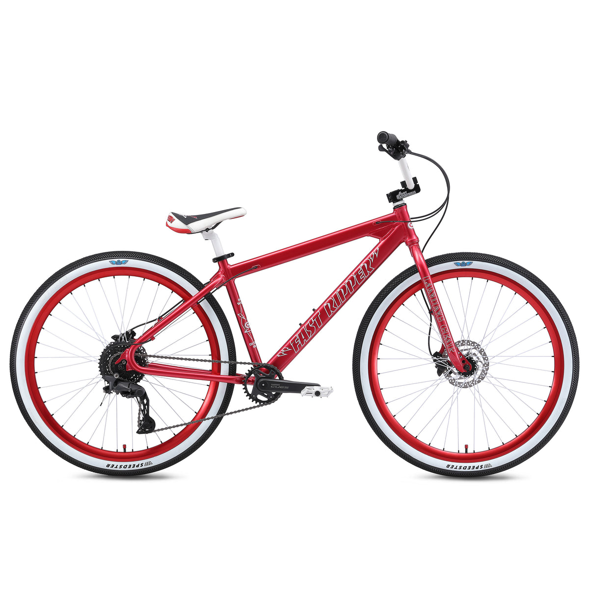 SE Fast Ripper 29" BMX, Red Sangria, bixbybicycles.com