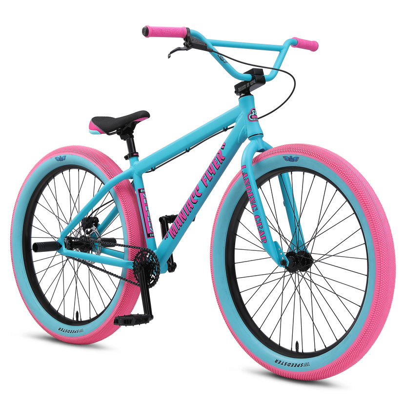 SE Maniacc Flyer 27.5"+ BMX, Aqua Bubblegum 2027, bixbybicycles.com