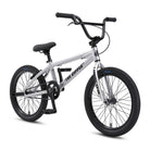 SE Ripper 20" BMX, Iced Out Silver, bixbybicycles.com