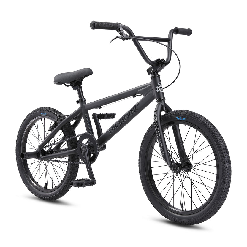 SE Ripper 20" BMX, Matte Black, bixbybicycles.com