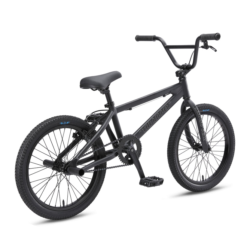 SE Ripper 20" BMX, Matte Black, bixbybicycles.com