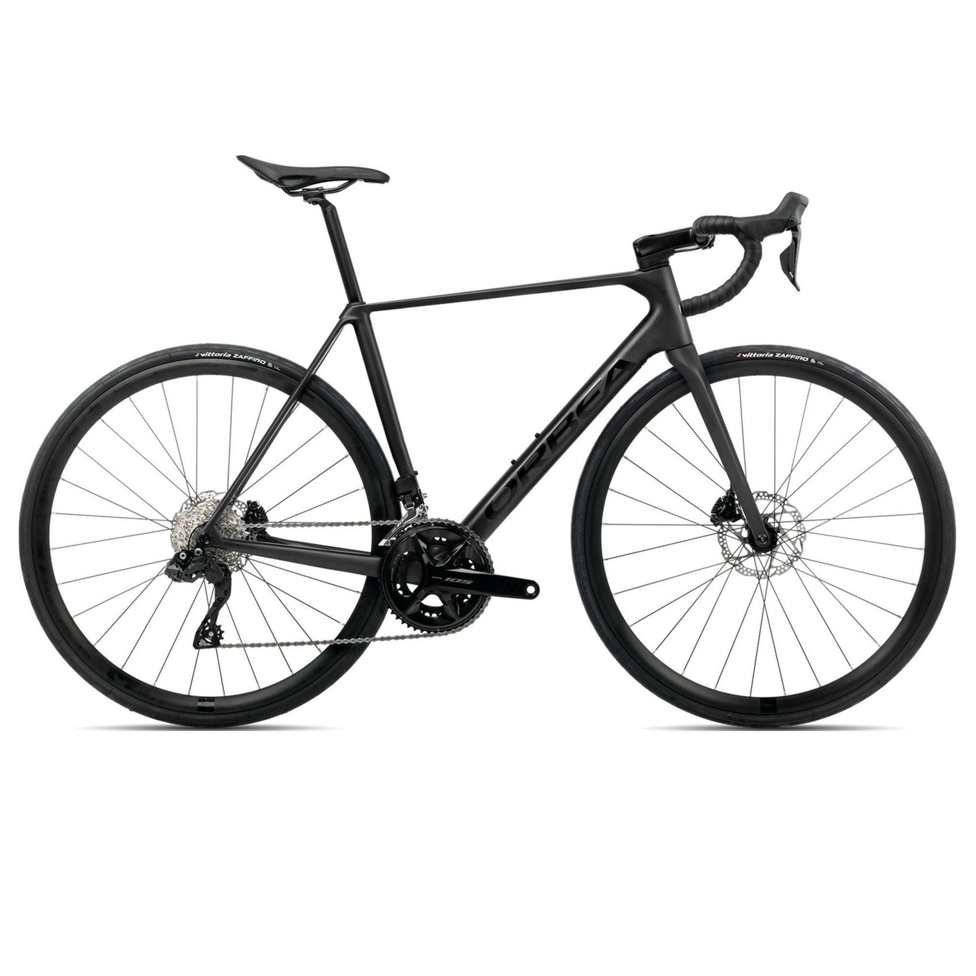 Orbea Orca M30i Road Bike, Shimano 105 Di2, Black, 2025, bixbybicycles.com