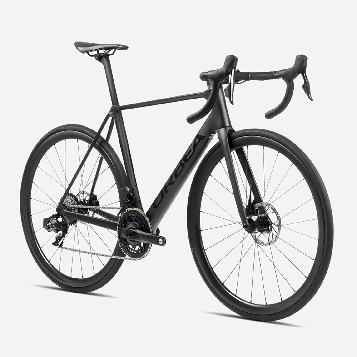 Orbea Orca M35I 2025 105 Di2 Carbon Road Bike, Carbon Wheels,  Black/Black, bixbybicycles.com