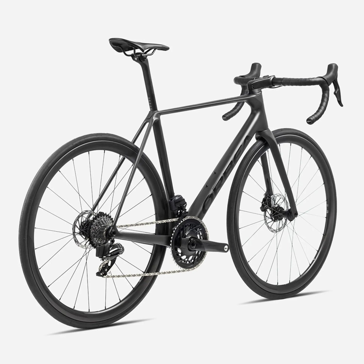 Orbea Orca M35I 2025 105 Di2 Carbon Road Bike, Carbon Wheels,  Black/Black, bixbybicycles.com