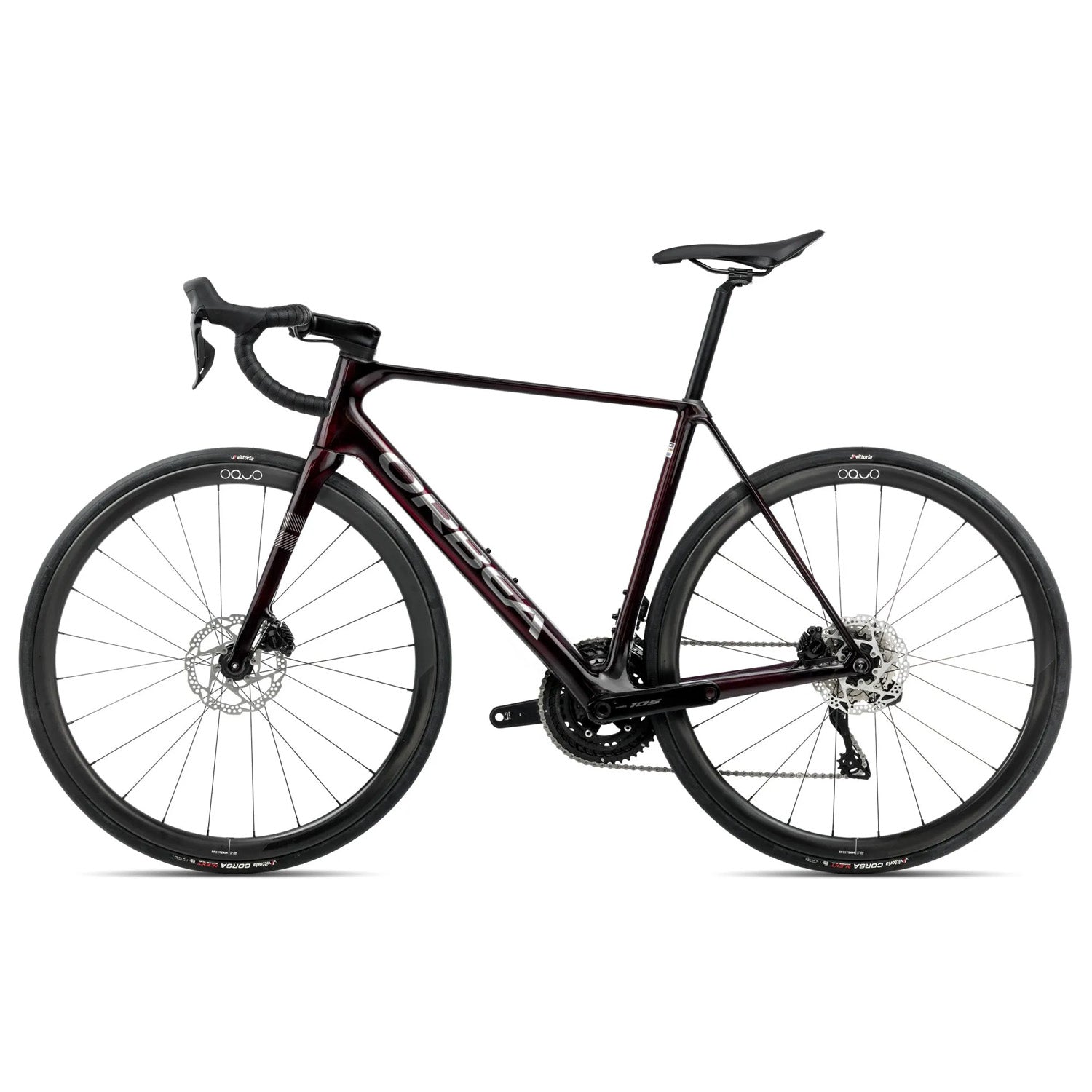 Orbea Orca M35I 2025 105 Di2 Carbon Road Bike, Carbon Wheels,  Wine, 51cm, Bixbybicycles.com