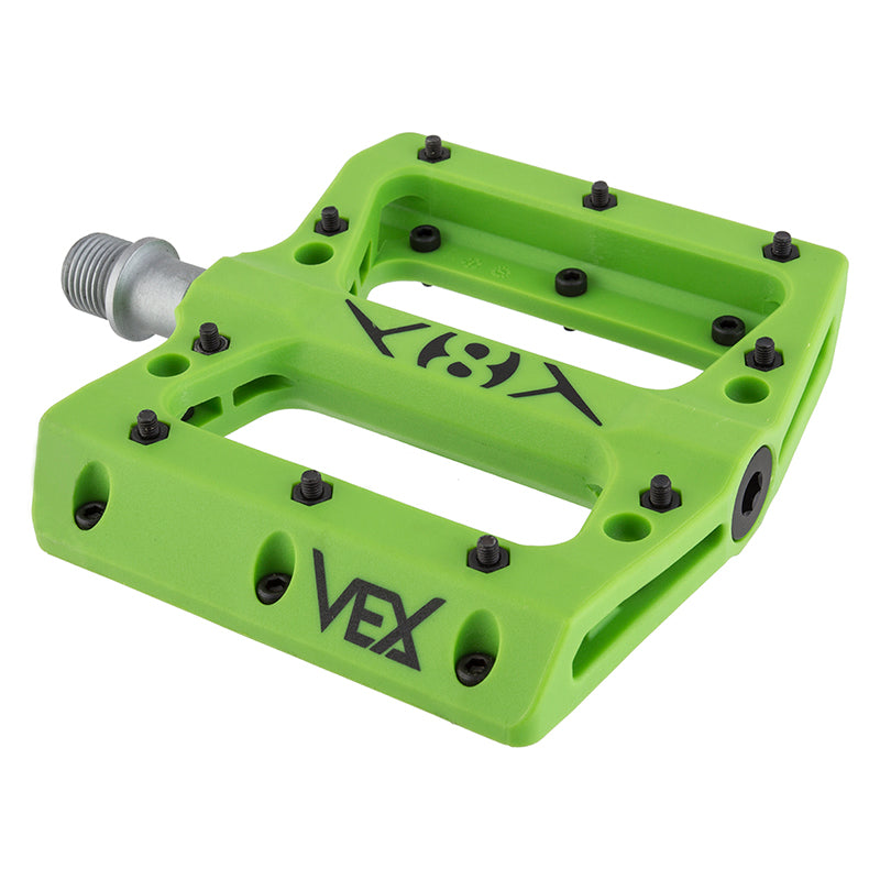 Origin8 Pedals Vex Platform in Green #410062, bixbybicycles.com