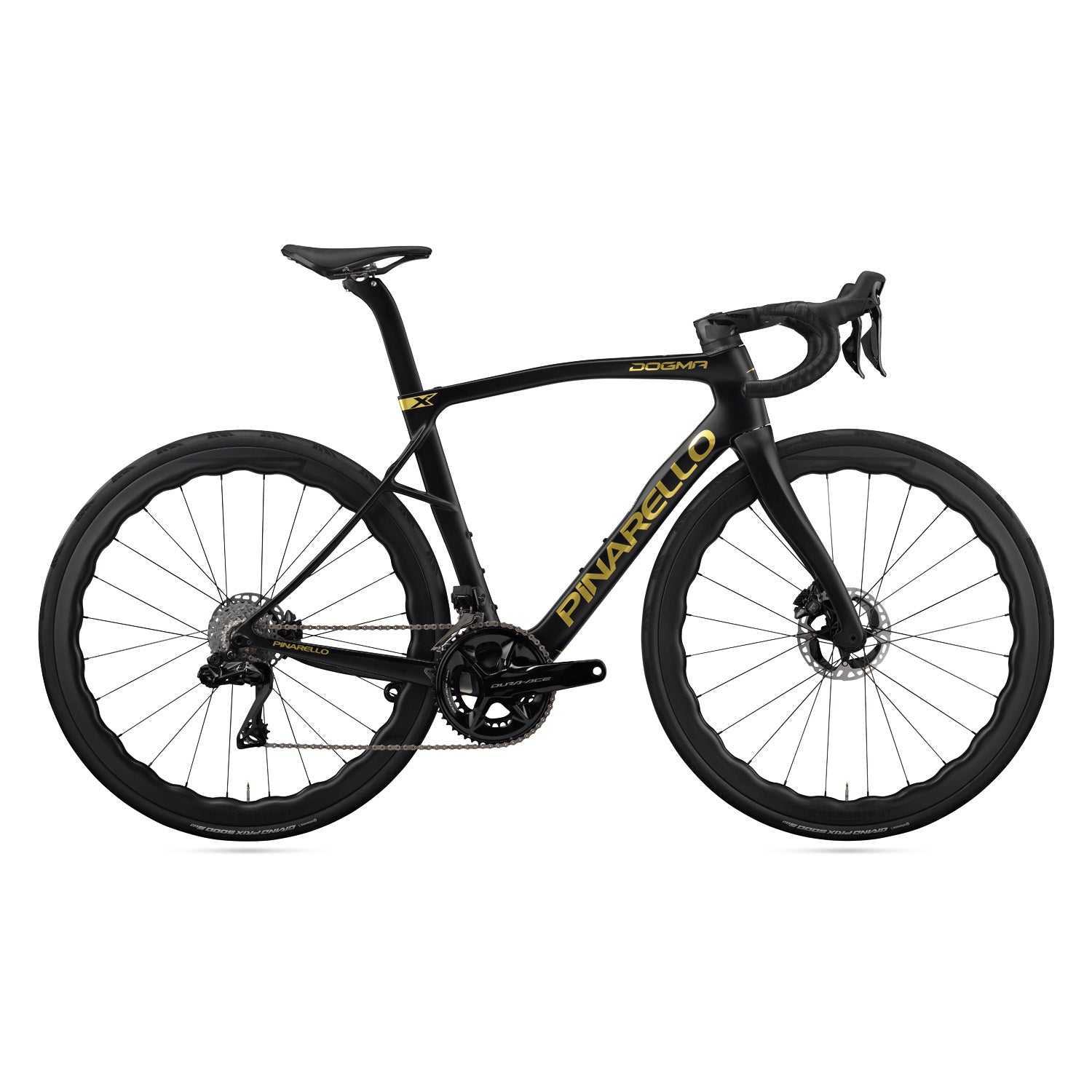 Pinarello Dogma X Dura Ace Di2 Black/Gold, bicbybicycles.com