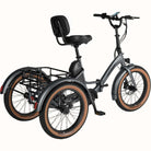 Retrospec Boca Rev Trike 500W/48V, Matte Graphite, Adult Trike, bixbybicycles.com