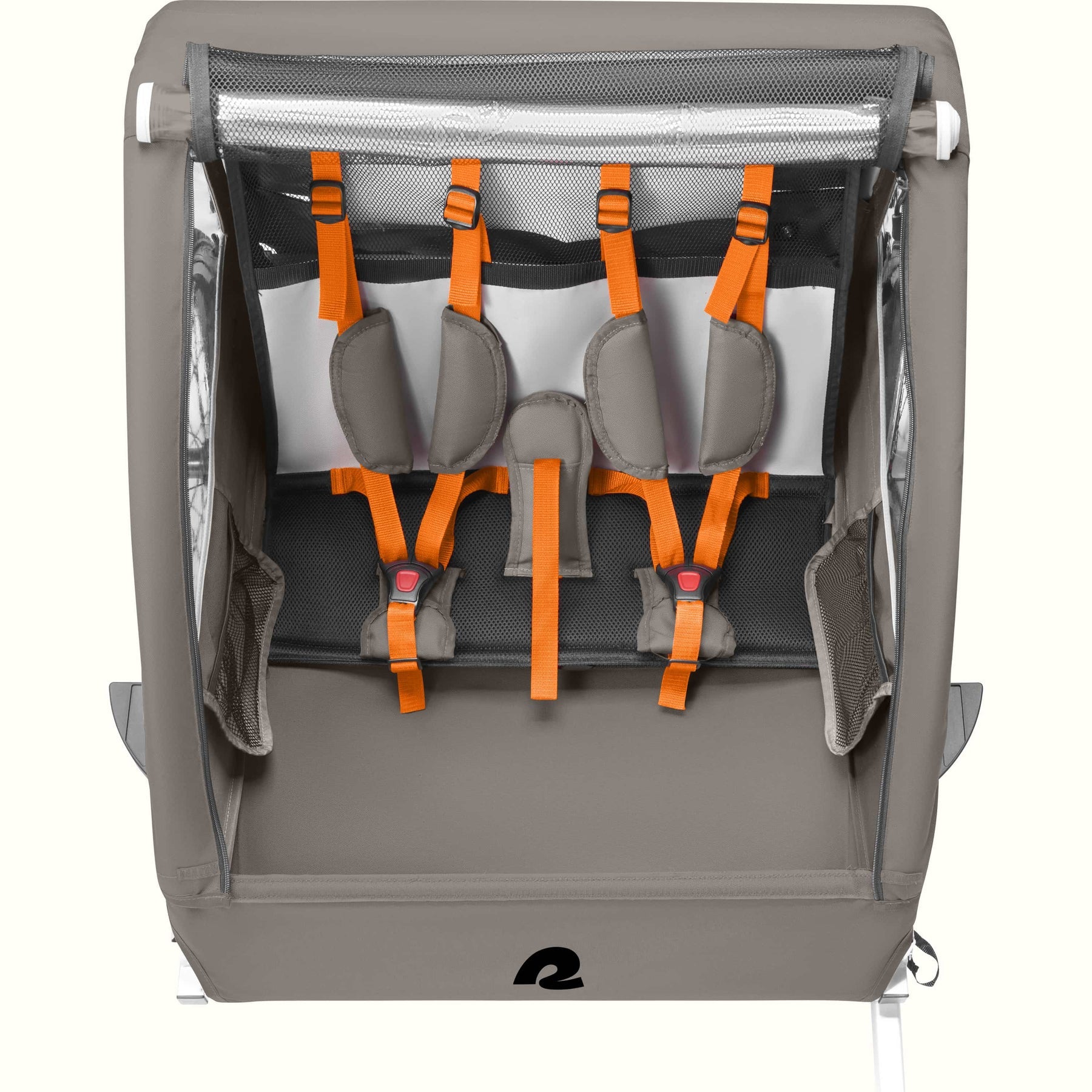 Retrospec Rover Plus, 2 Passenger Trailer, Basalt Charcoal, bixbybicycles.com