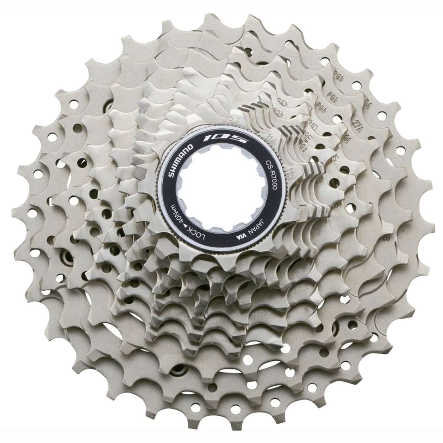 Shimano 105 Series, CS-R7000, 11 Speed, 11 x 30T Cassette, bixbybicycles.com