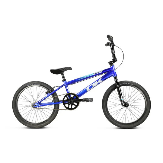 DK Swift 20" Pro BMX Bike - Blue, bixbybicycles.com