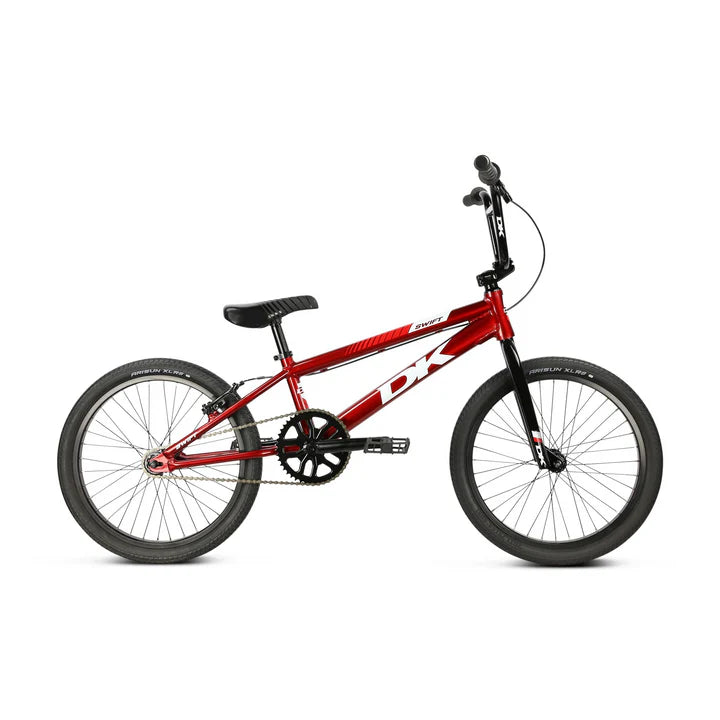 DK Swift 20" Pro BMX Bike - Red, bixbybicycles.com