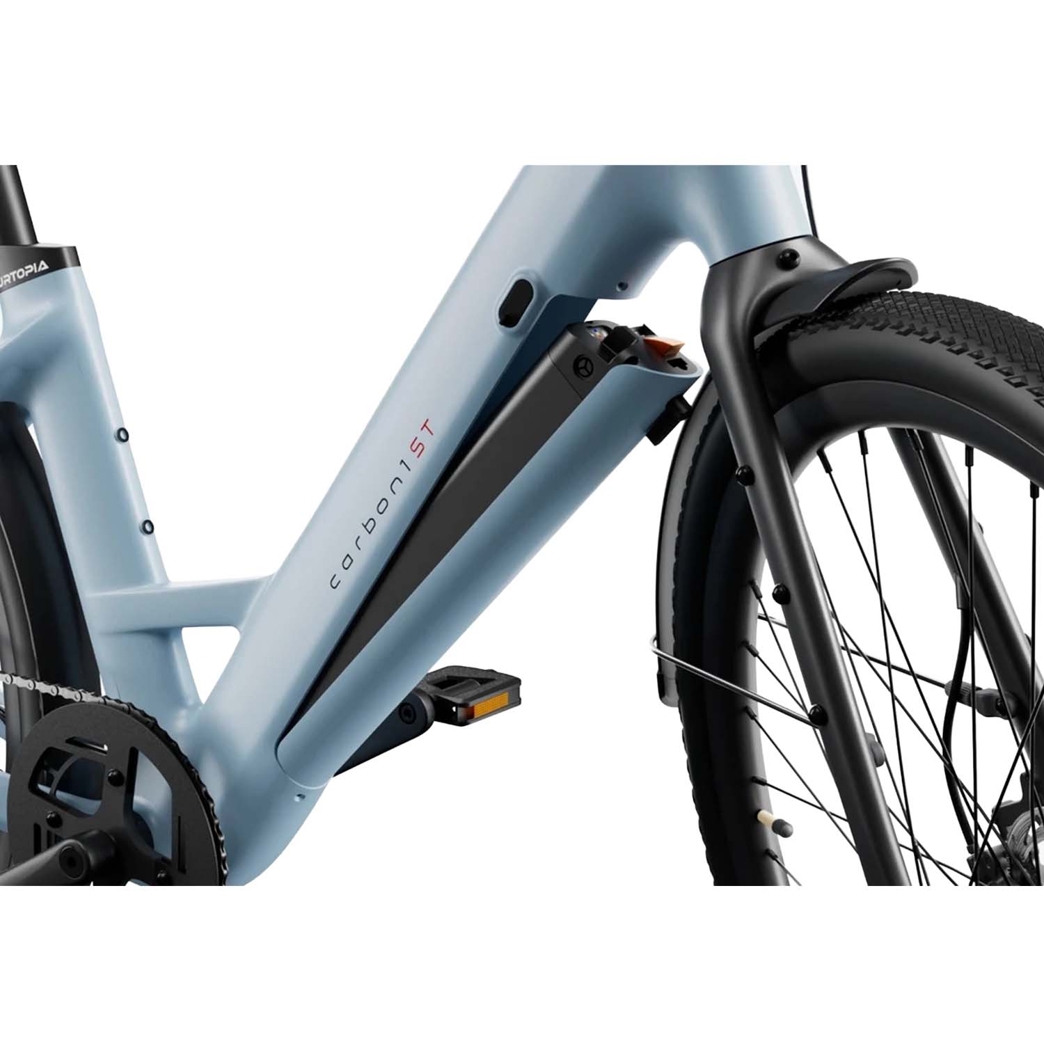 Urtopia Carbon Classic, with Throttle, 2026, Step Thru, Blue
