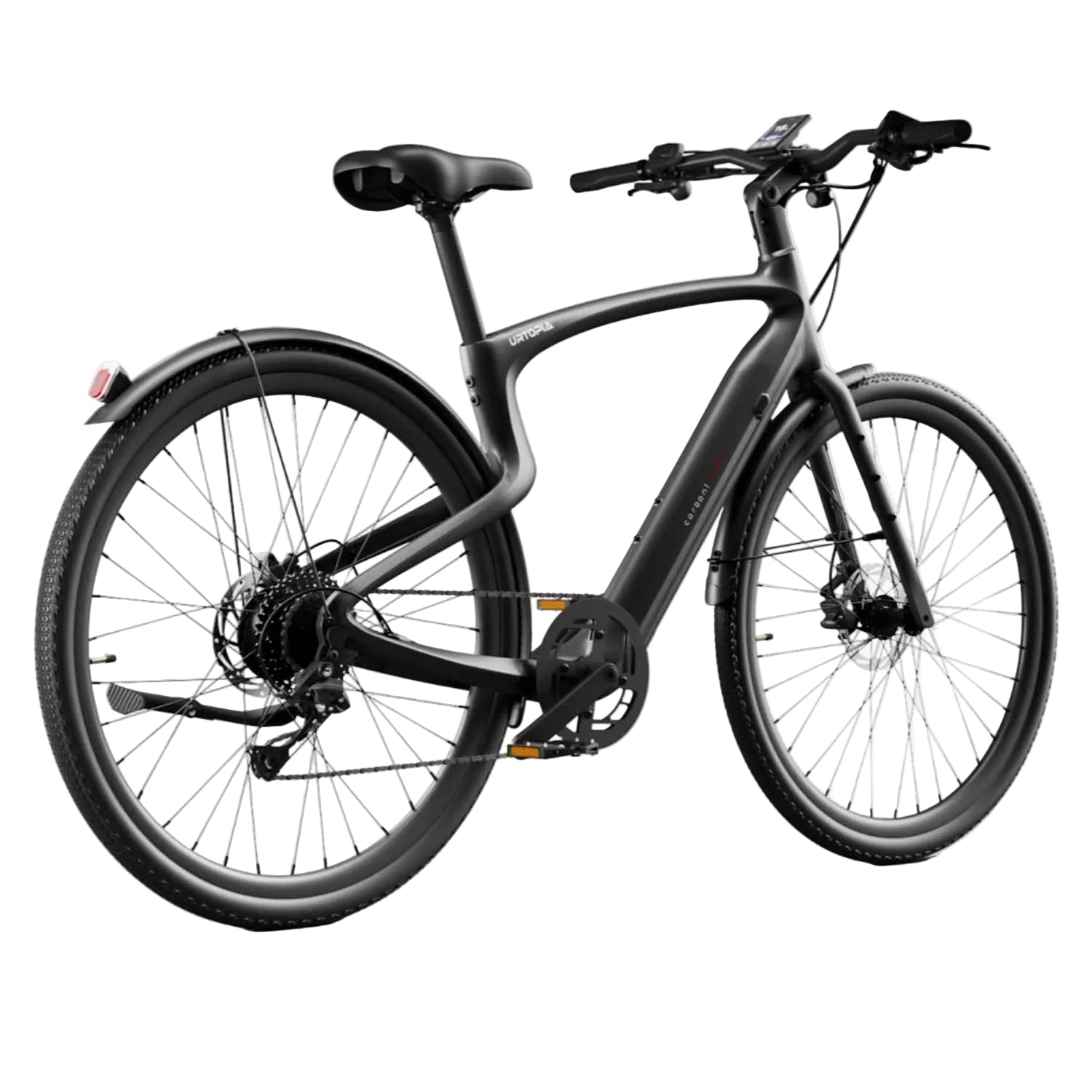 Urtopia Carbon Classic High-Step E-Bike, Black, bixbybicycles.com