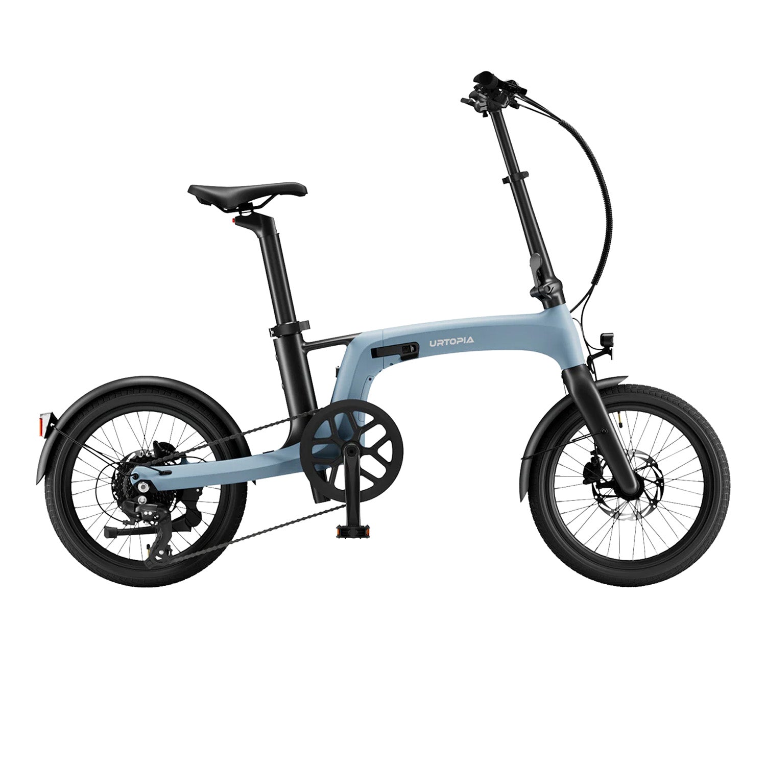 Urtopia Carbon Fold 2 High Step, Throttle, Glacier Blue, 2026, bixbybicycles.com