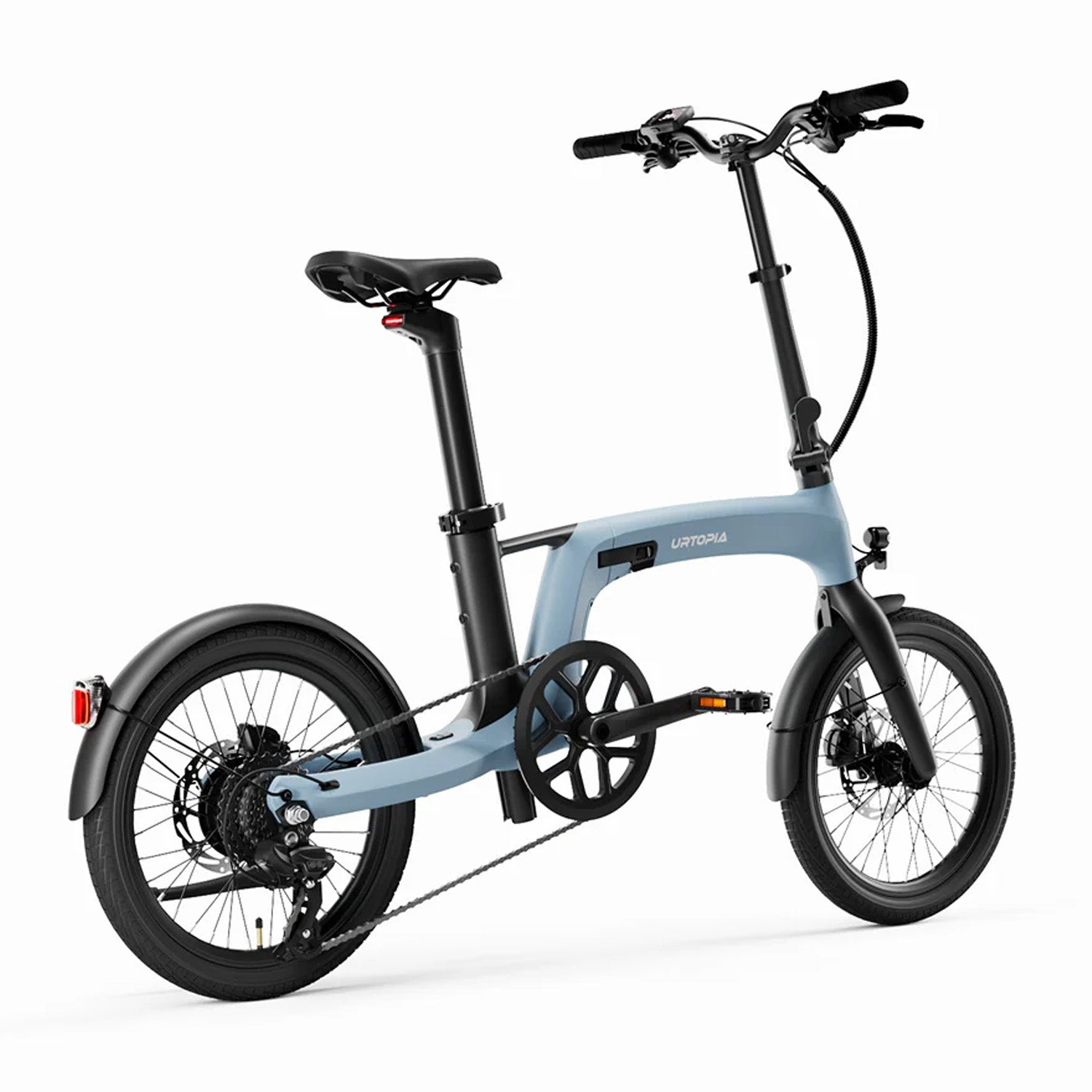 Urtopia Carbon Fold 2 High Step, Throttle, Glacier Blue, 2026, bixbybicycles.com