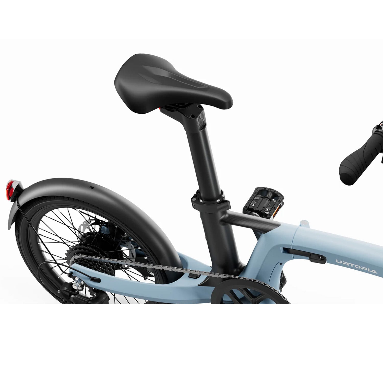 Urtopia Carbon Fold 2 High Step, Throttle, Glacier Blue, 2026, bixbybicycles.com