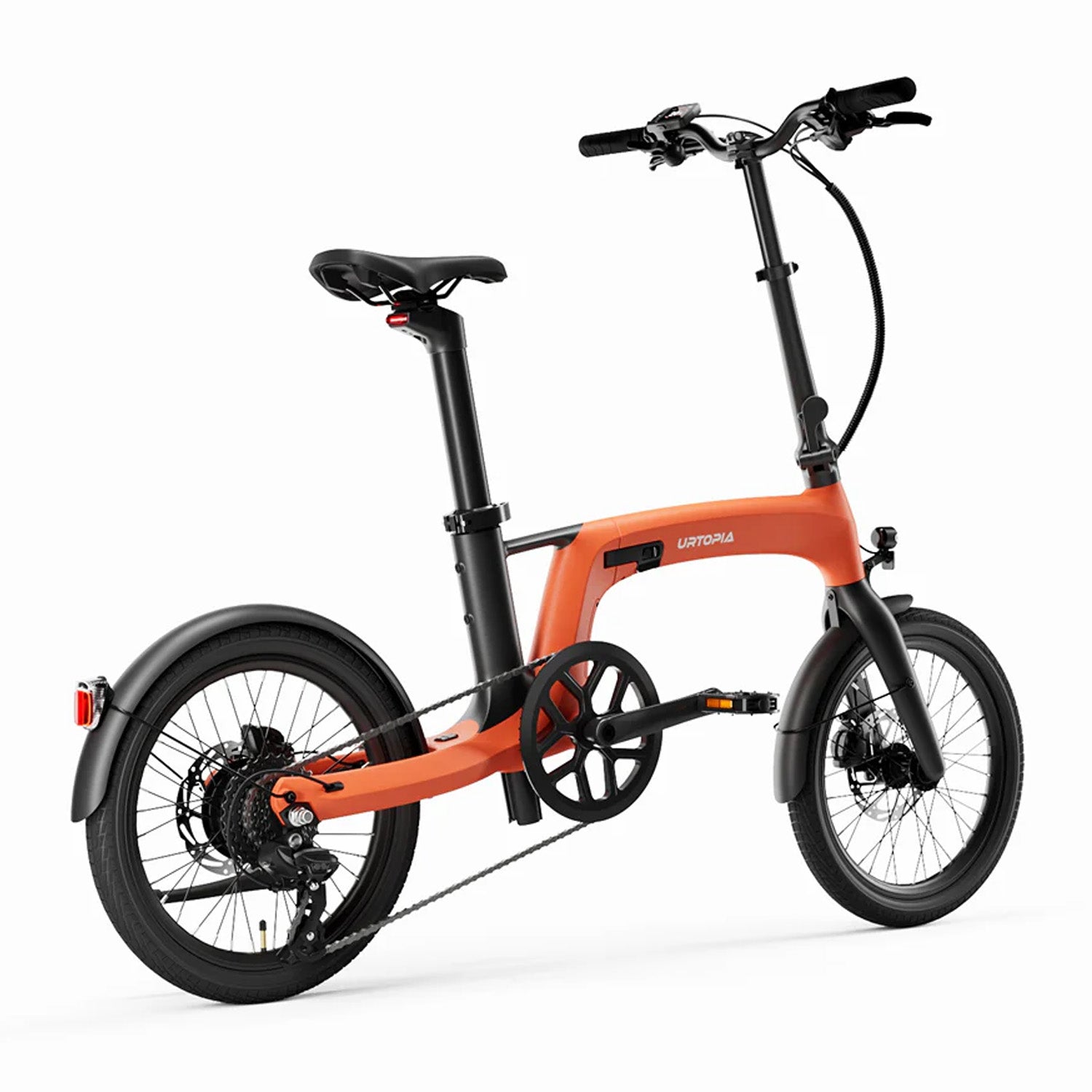 Urtopia Carbon Fold 2 High Step, Throttle, Urtopia Orange, 2026, bixbybicycles.com