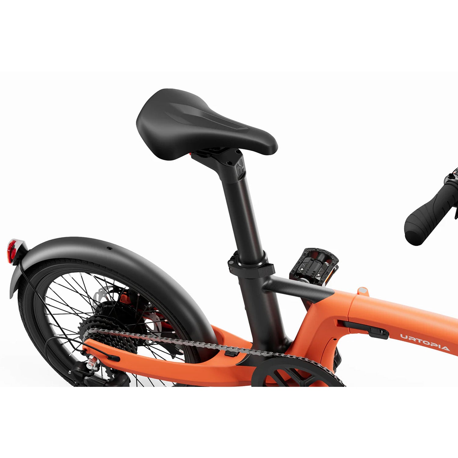 Urtopia Carbon Fold 2 High Step, Throttle, Urtopia Orange, 2026, bixbybicycles.com