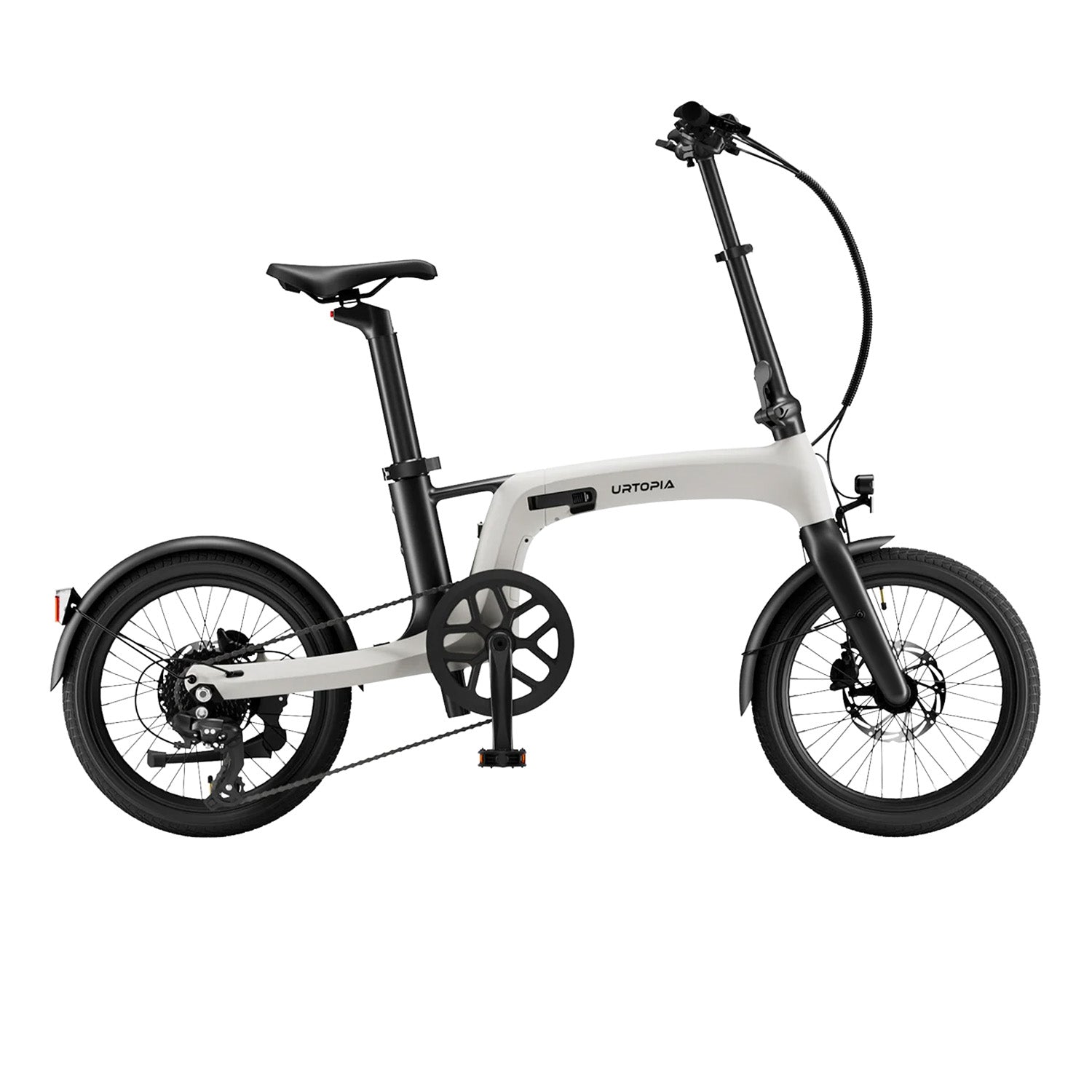 Urtopia Carbon Fold 2 High Step, Throttle, White, 2026, bixbybicycles.com