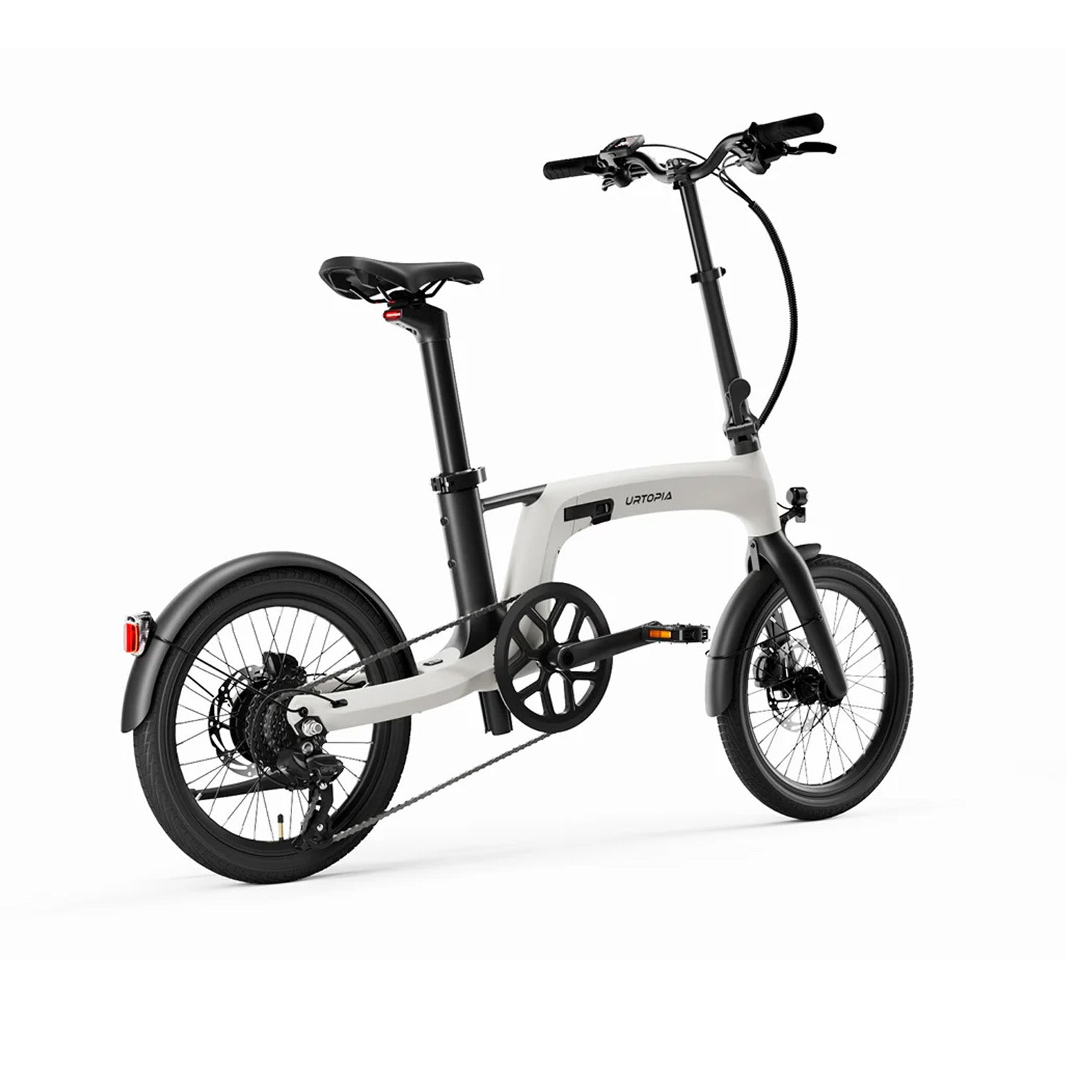 Urtopia Carbon Fold 2 High Step, Throttle, White, 2026, bixbybicycles.com