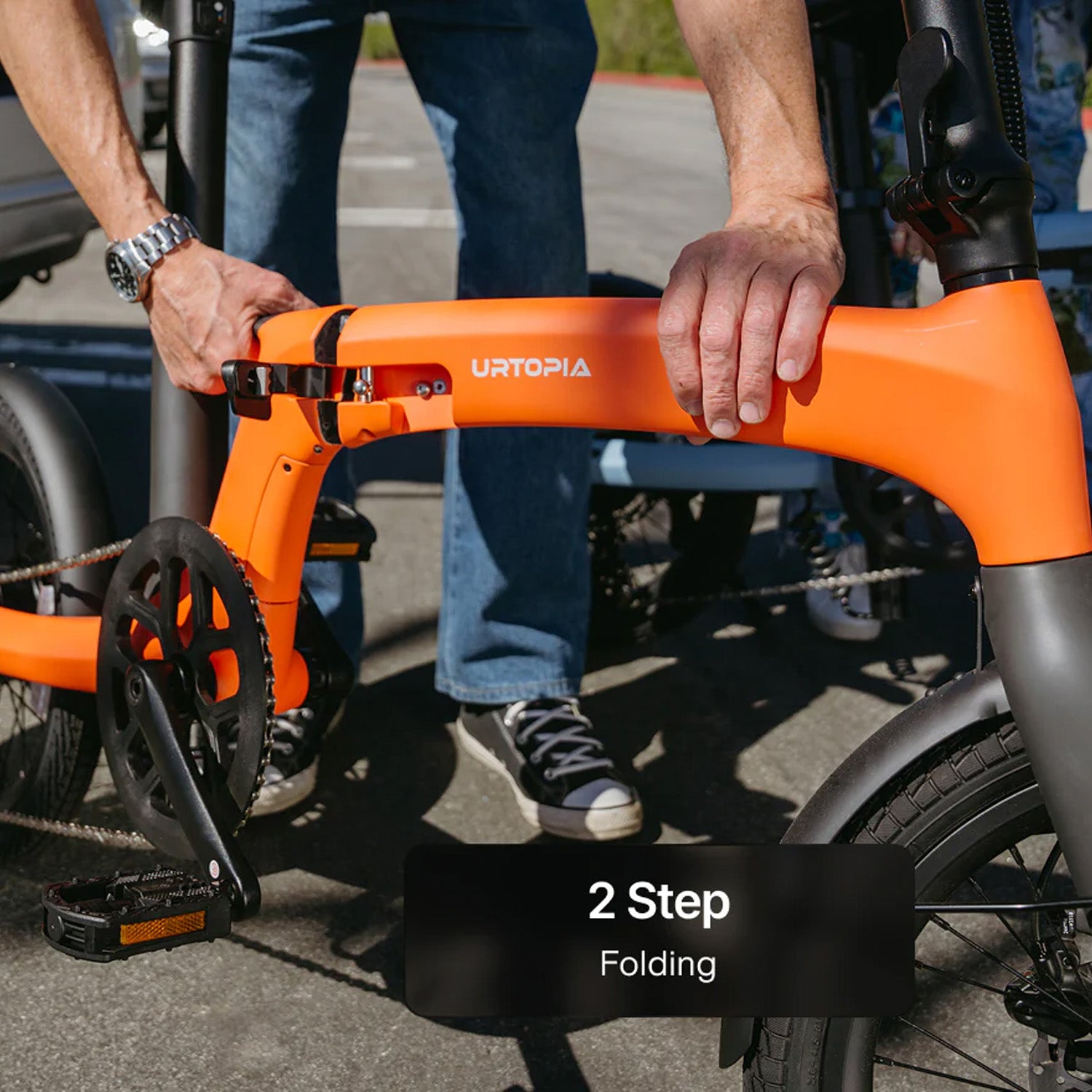 Urtopia Carbon Fold 2 High Step, Throttle, Urtopia Orange, 2026
