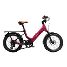 Urtopia Joy, Carbon 20" Fat-Tire E-Bike Rose Red, bixbybicycles.com