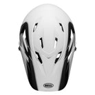 Bell Sanction Helmet top - Matte Black/White, Bixby Bicycles, bixbybicycles.com