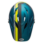 Bell Sanction Helmet - Matte Blue/Hi-Viz top, Bixby Bicycles, bixbybicycles.com