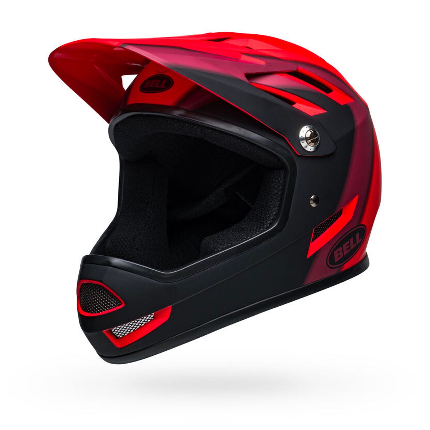 Bell Sanction Helmet - Matte Red/Black front, Bixby Bicycles, bixbybicycles.com