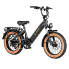 AIMA Big Sur Sport 20" Wheel Step Thru E-Bike, Matte Black, bixbybicycles.com