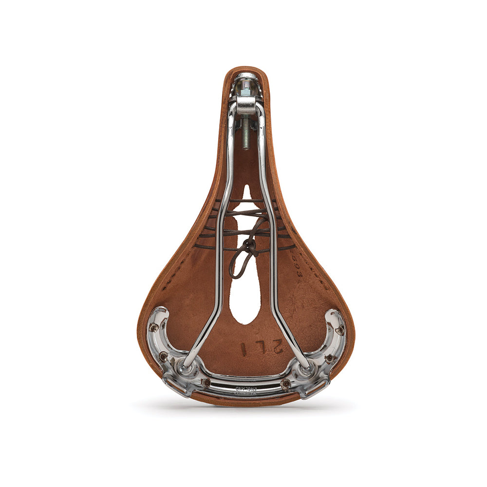 Brooks B17 Carved Leather Saddle - Antique Brown, bixbybicycles.com