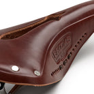 Brooks B17 Carved Leather Saddle - Antique Brown, bixbybicycles.com