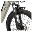 Buzz Cerana 2ST Commuter eBike, 24" Tire, Low Step, Black, suspension, bixbybicycles.com