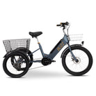 Buzz Cerana E-Trike, Mid Drive, 350 Watt, Blue, bixbybicycles.com