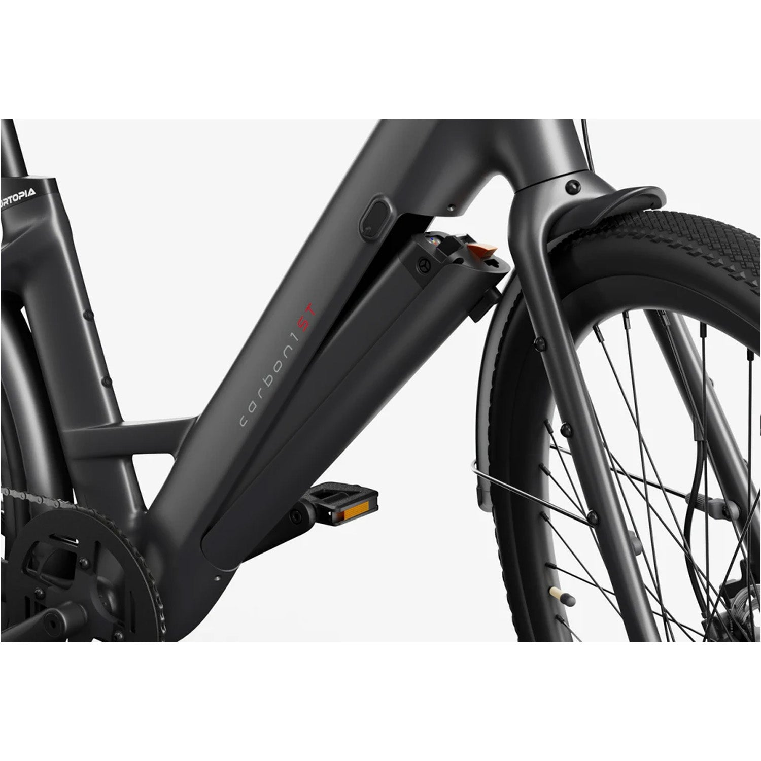 Urtopia Carbon 1 Pro, Step-Thru E-Bike, Matte Black – Bixby Bicycles