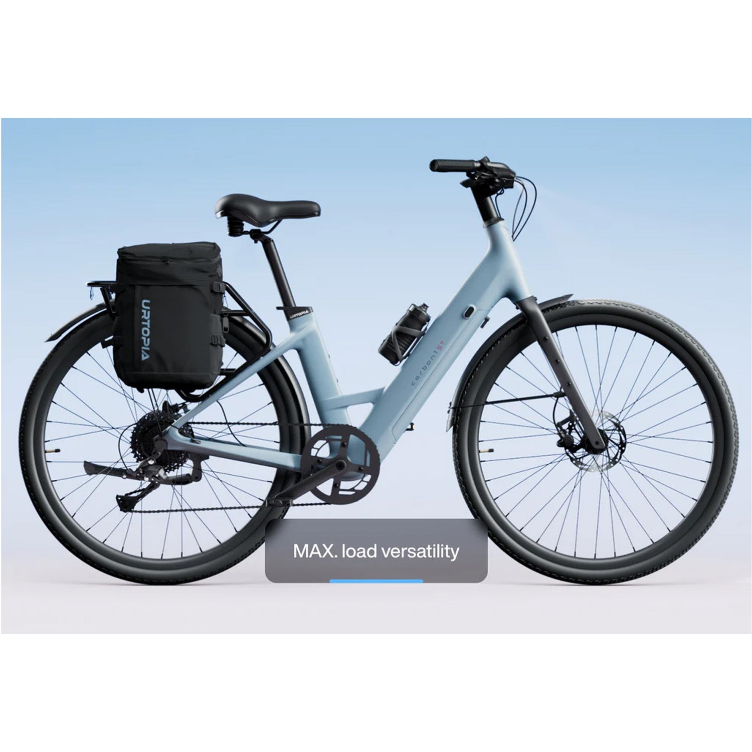 Urtopia Carbon 1 Pro, Step-Thru E-Bike, Glacier Blue – Bixby Bicycles
