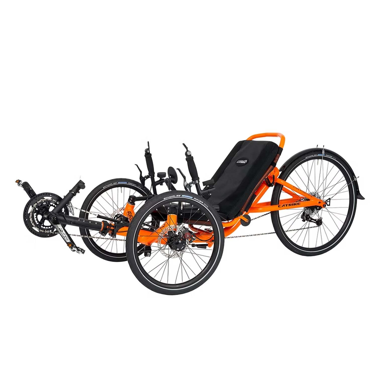 Catrike 5.5.9 Recumbent Trike, Orange, bixbybicycles.com