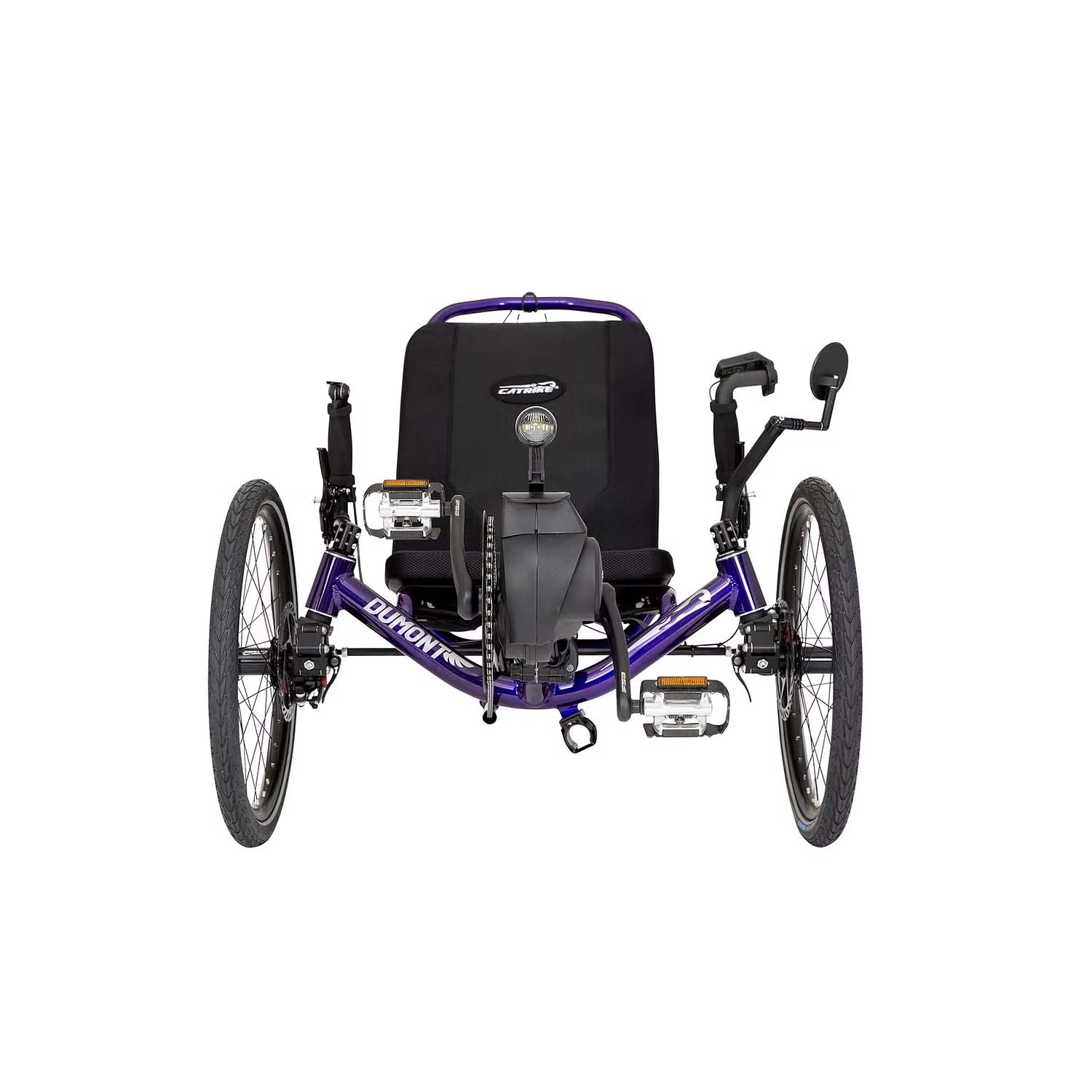 Catrike Dumont ECAT 2020, E-Trike purple, bixbybicycles.com