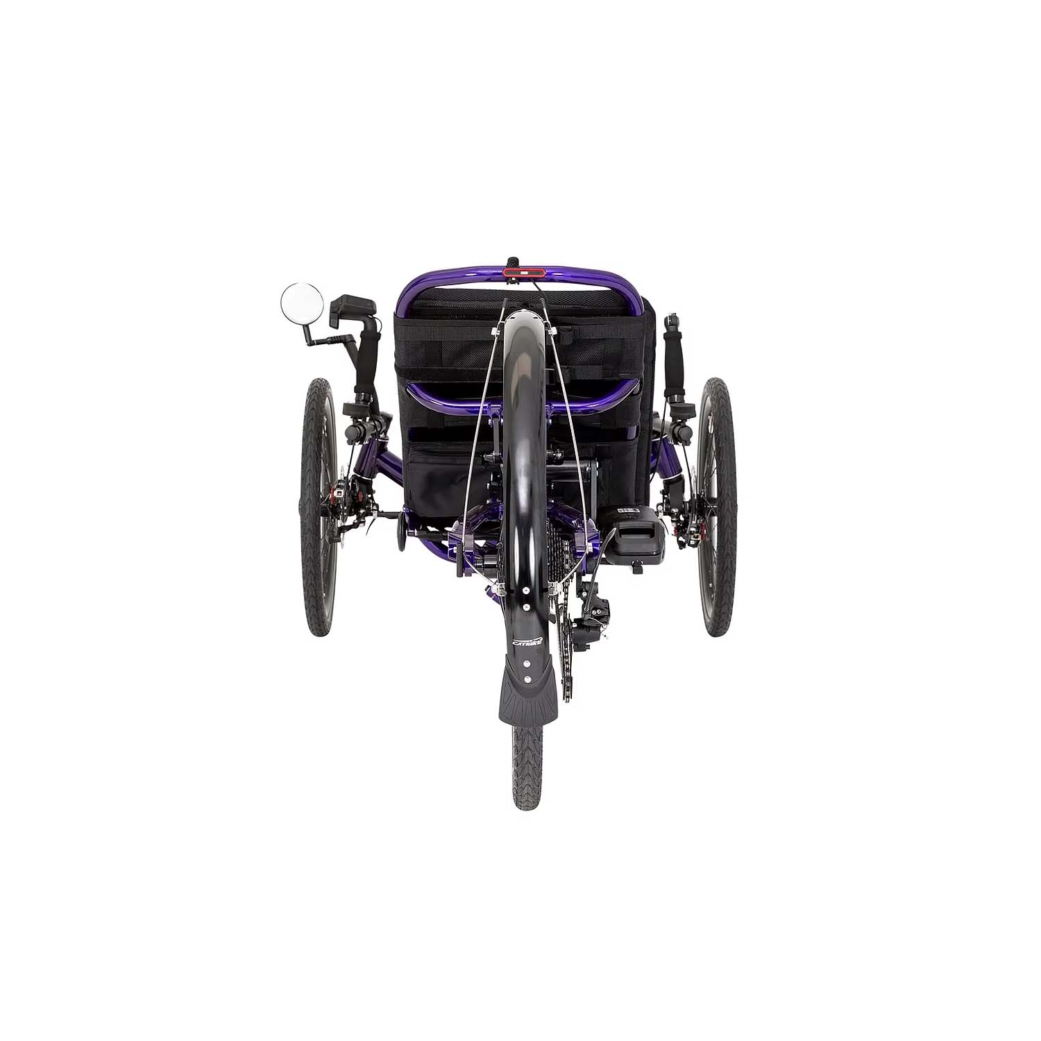 Catrike Dumont ECAT 2020, E-Trike purple, bixbybicycles.com