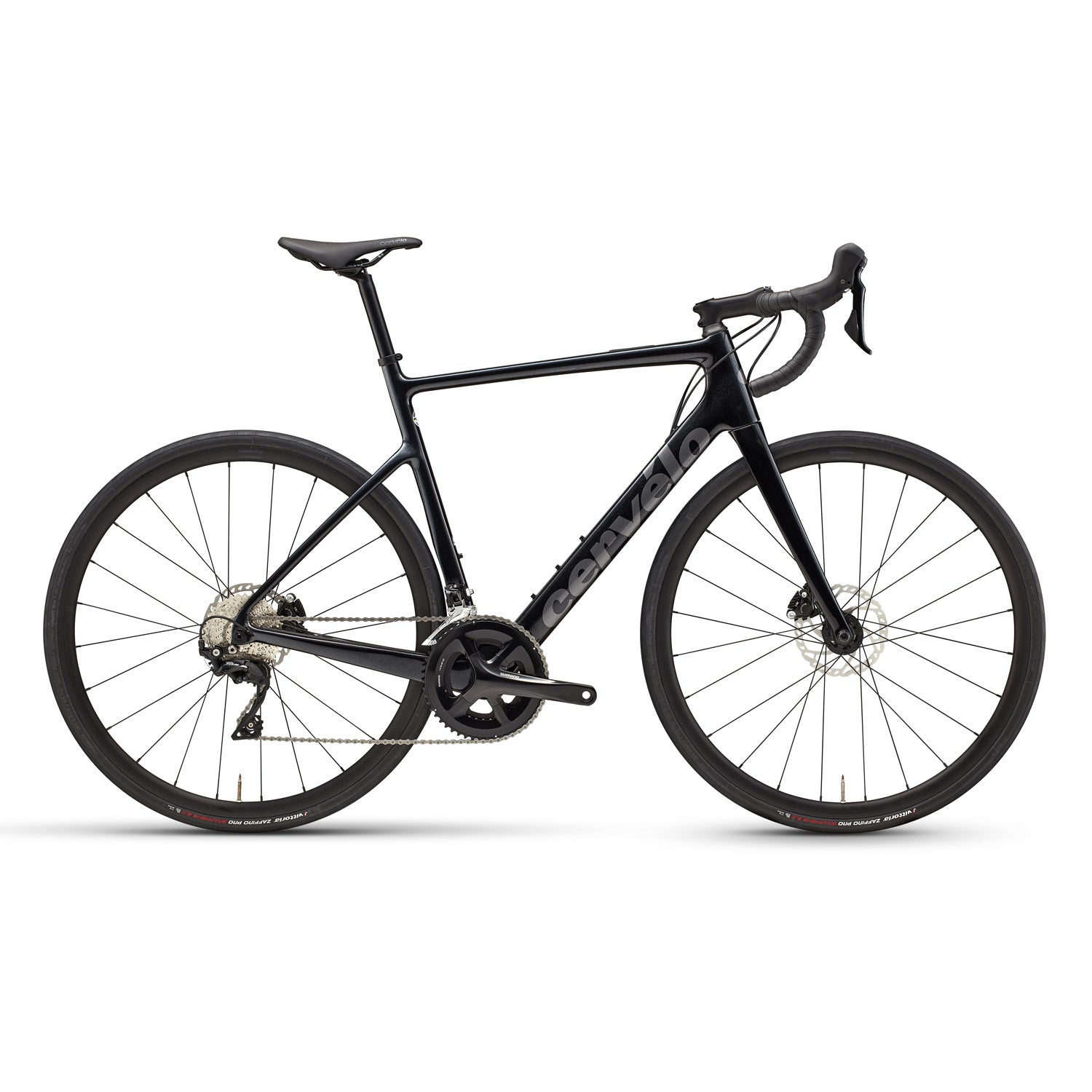 Cervélo Caledonia Shimano 105 Di2, 2023 (Metallic Black) - 48cm, Bixby Bicycles, OK