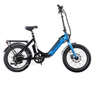 Denago Folding 1 ST E-Bike, 500 Watt, Low Step, Blue, One Size, bixbybicycles.com