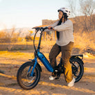 Denago Folding 1 ST E-Bike, 500 Watt, Low Step, Blue, One Size, bixbybicycles.com