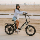 Denago Folding 1 ST E-Bike, 500 Watt, Low Step, Grey with Black, One Size, bixbybicycles.com