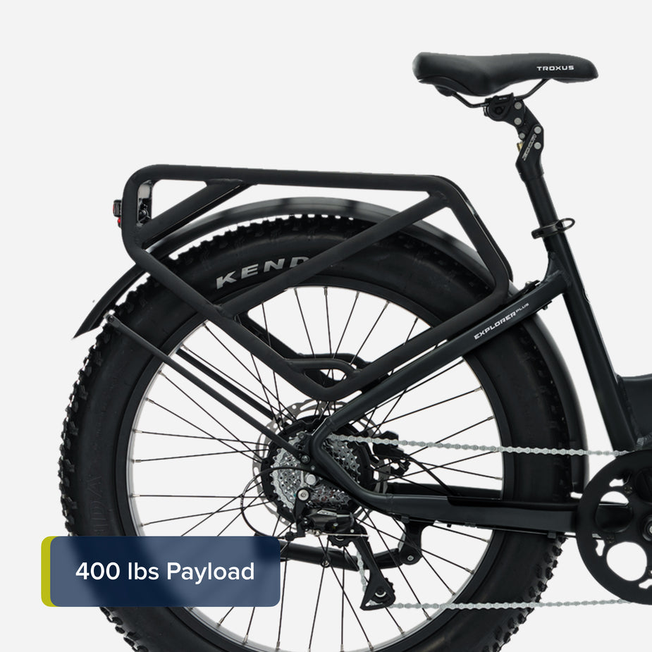 Troxus Explorer Plus iQ St EBIKE, 750 Watt, Black Matte, bixbybicycles.com