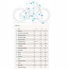 Fuji Absolute 2.1 ST, 2021, Shimano Tourney, Rim, Black, Geometry,BixbyBicycles.com