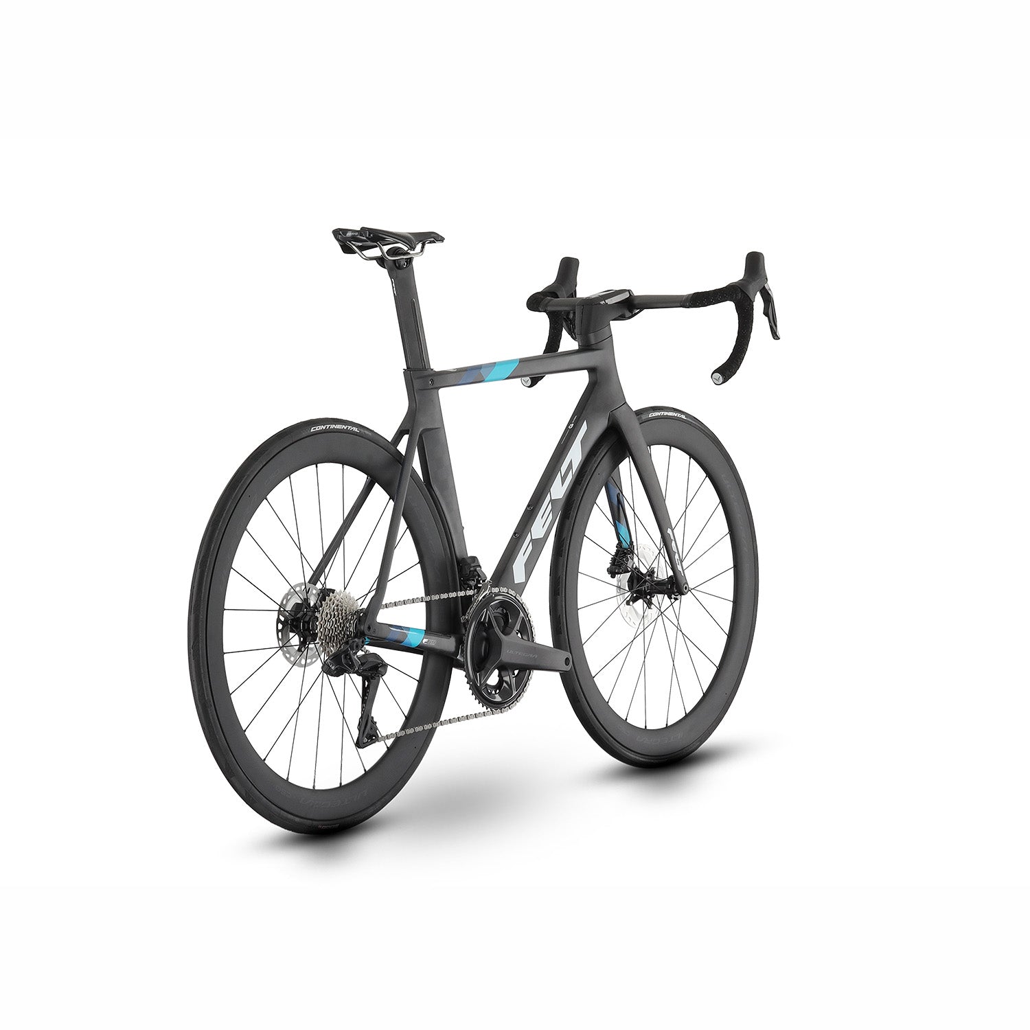 Felt AR FRD Ultimate, Ultegra Di2 12 Speed, Matte Black, Blue, White, bixbybicycles.com