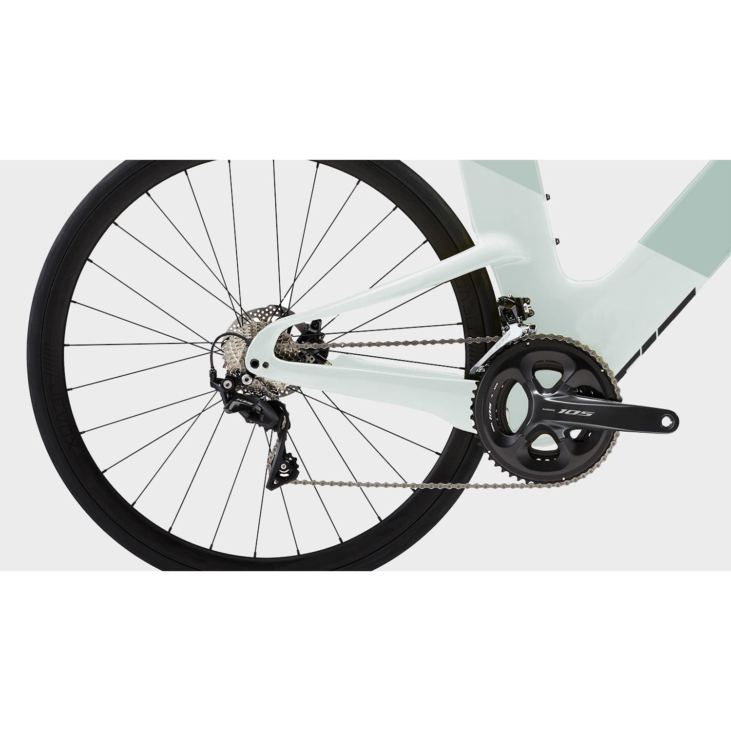 Felt IAX Advanced 105, Time Trail Bike, Sage White – Bixby Bicycles